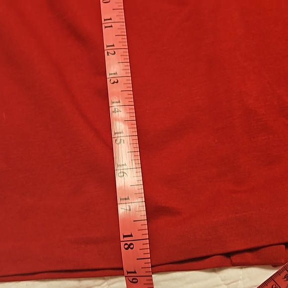 J.Jill Stretch Pencil Skkrt Red - Picture 5 of 6